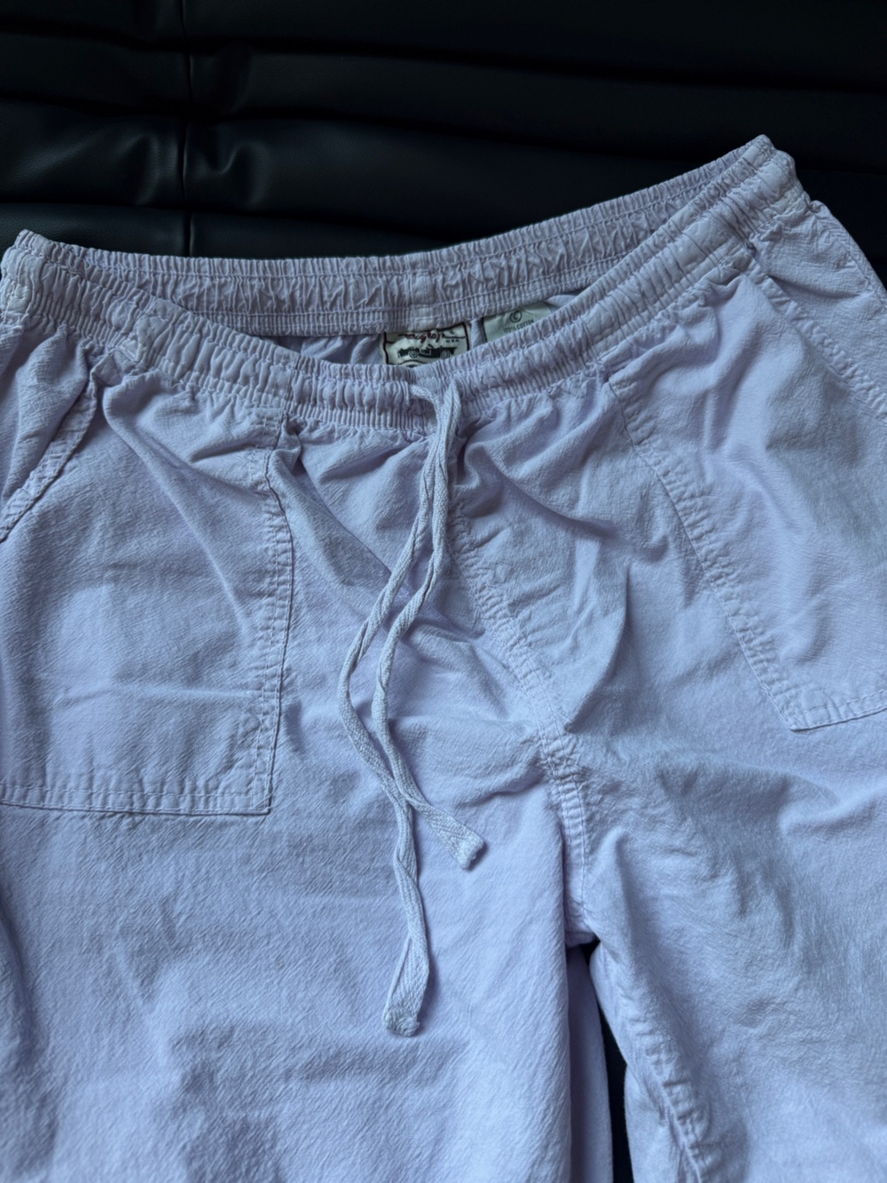 Lilac Drawstring Capris - Picture 4 of 4